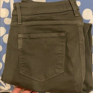 Olive green Paige jeans